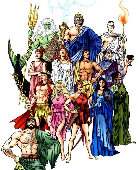 the gods of olympus